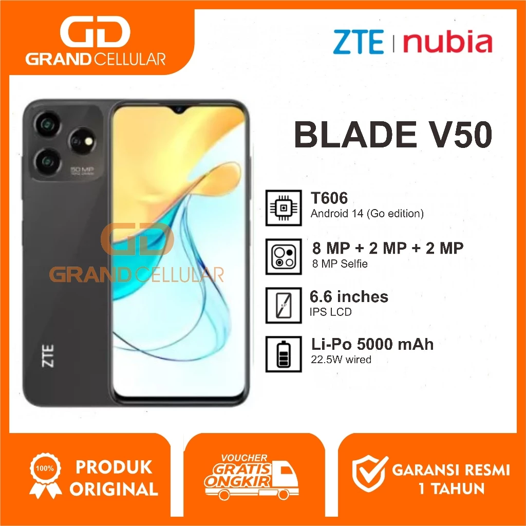 ZTE Blade V50 [8/256GB] - [8/128GB] Garansi Resmi
