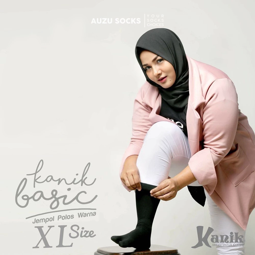 Kaos Kaki Jempol Polos Panjang - Kanik Basic Jempol Plain XL