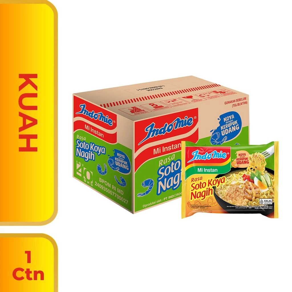 CTN - Indomie Rasa Soto Koya Nagih 76 Gr