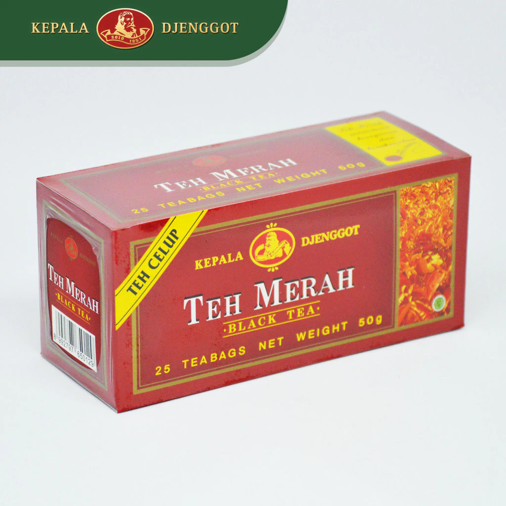 Kepala Djenggot Teh Merah Celup dan Teh Melati Celup - Bundling