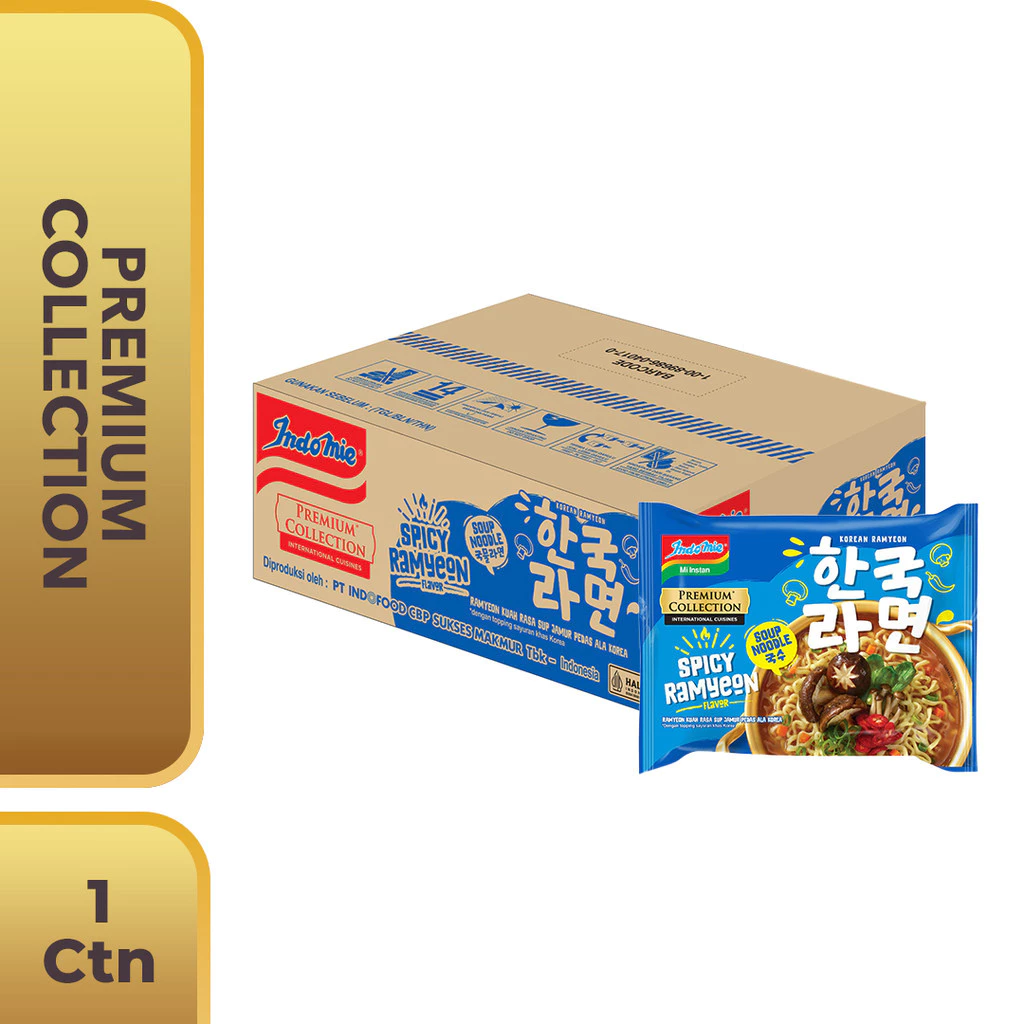 CTN - Indomie Korean Spicy Ramyeon 83 Gr