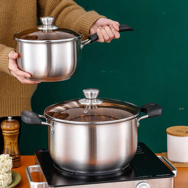 Okela - Panci Marsha Mpasi Panci Marsha Soup Pot Anti Karat Kuat Dan Gagang Tahan Panas Bahan Stainless Steel Premium Berkualitas Terbaik