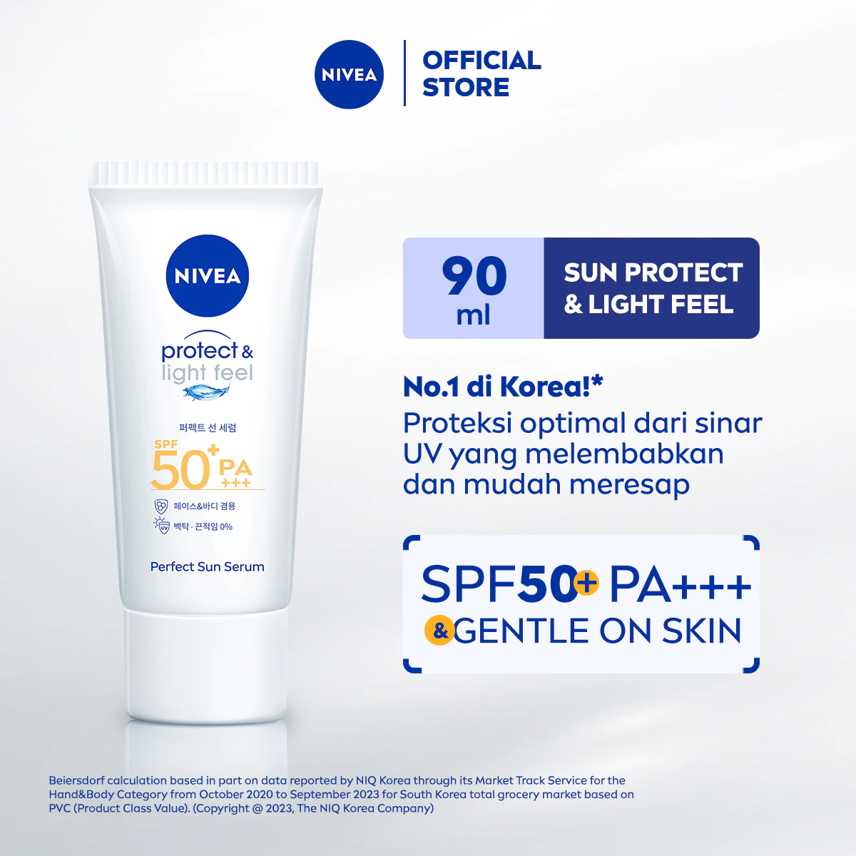 NIVEA SUN Face Protect & Light Feel SPF50+ PA+++